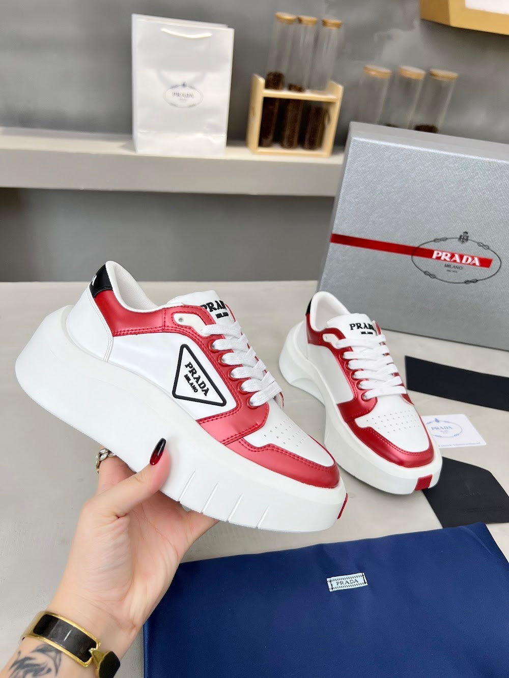 Dragons Bags Prada Luxury Heels --53035