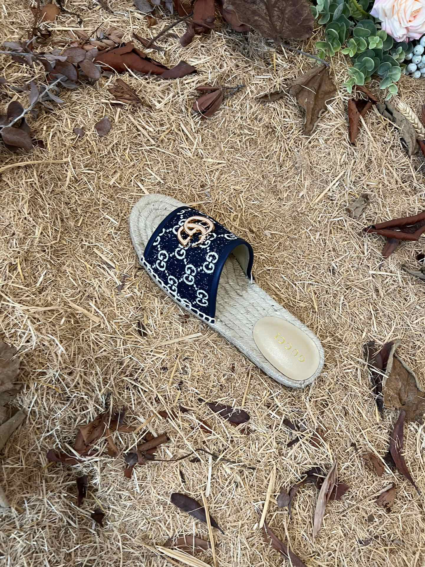 VBS new MARMONT SLIDES slippers black starboard flat canvas sandals