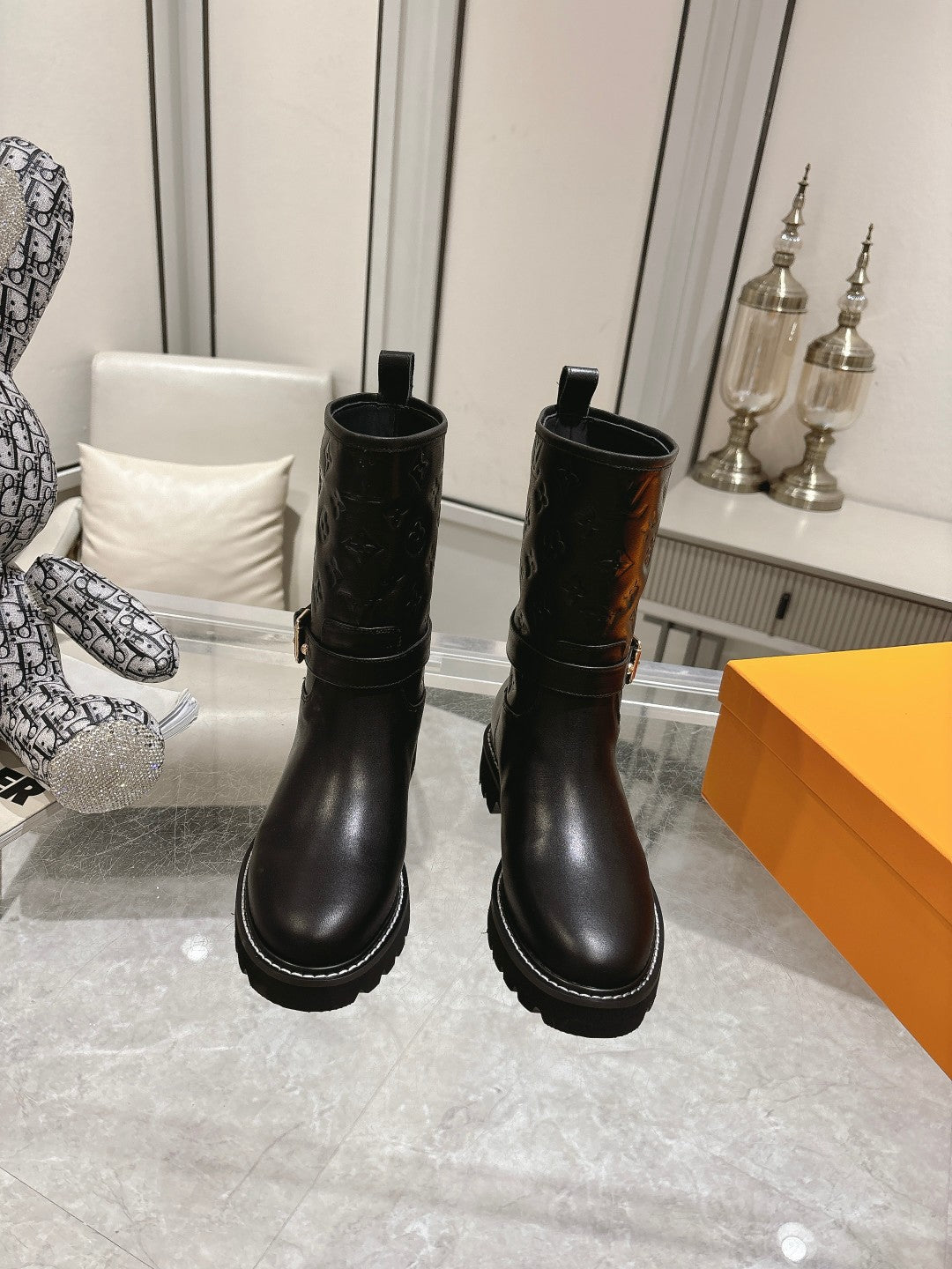VBS TERRITORY FLAT ANKLE BOOT BLACK 1ADCQ1