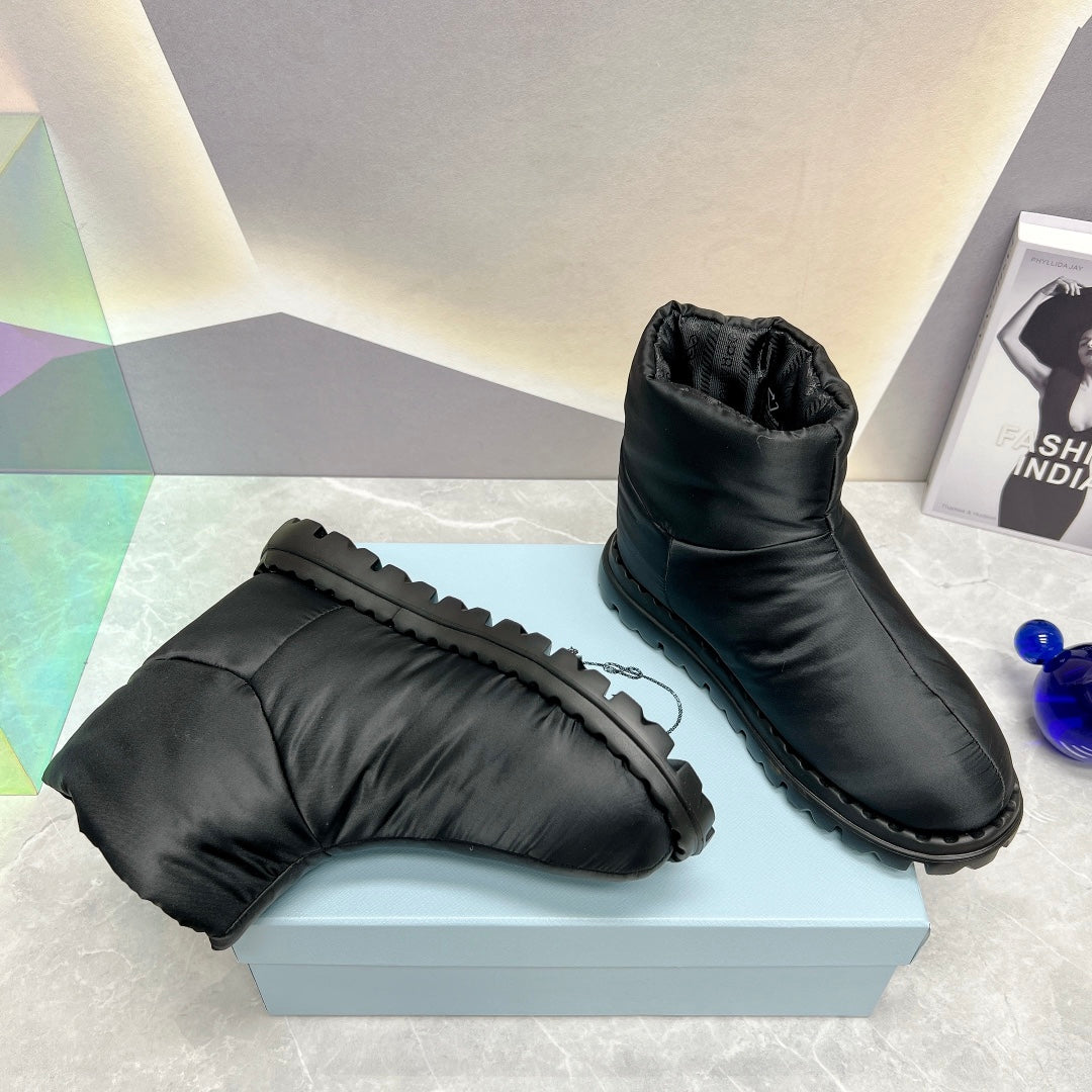 VBS NYLON FABRIC BOOTIES BLACK 1T259N 3LGO F0002 F 020