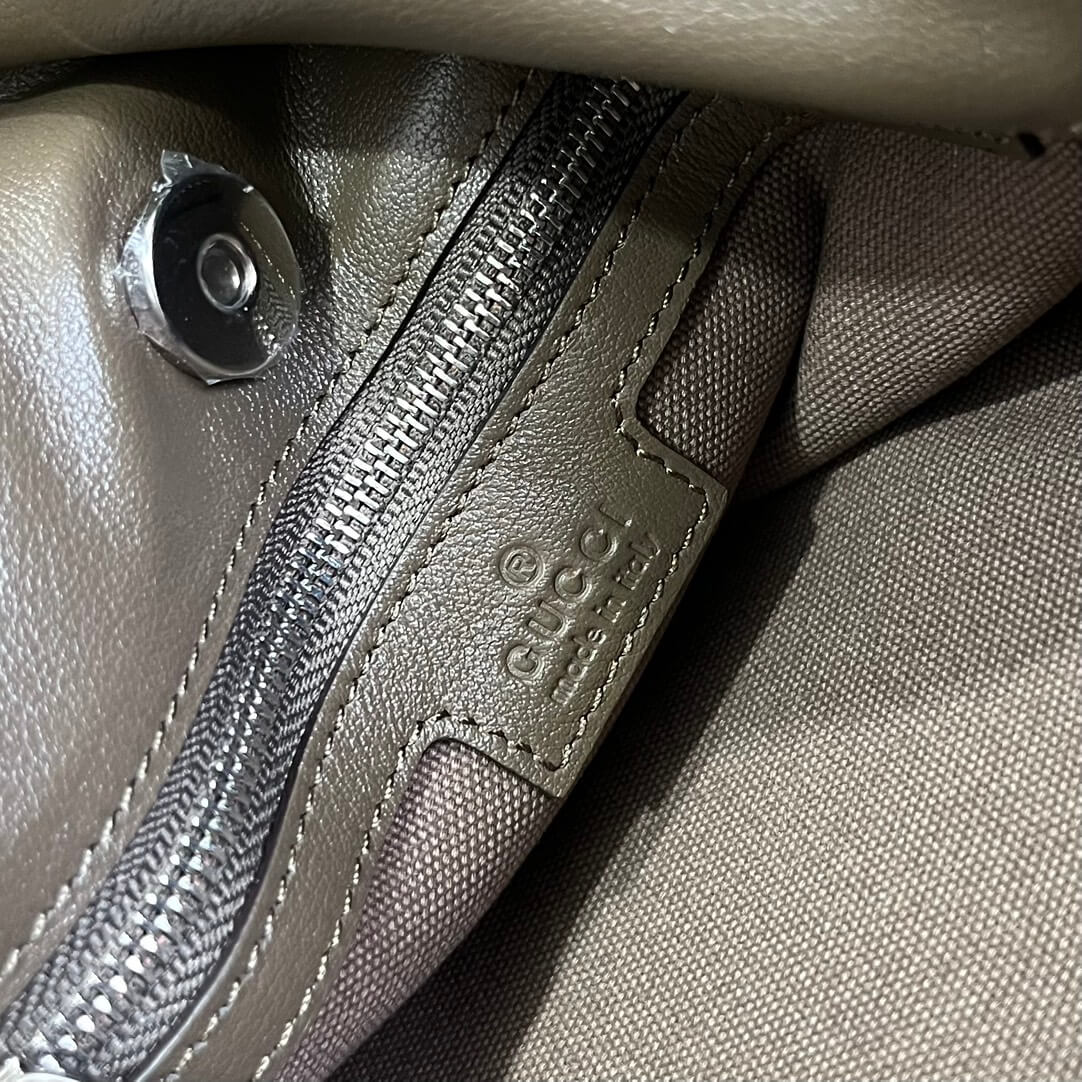 VBS751518 Blondie Handbag 24cm grey leather Free shipping