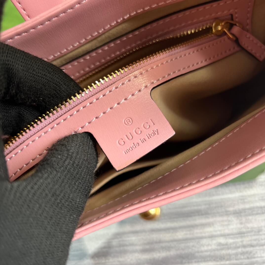 VBS636709 subaxillary bag 28cm pink cowhide