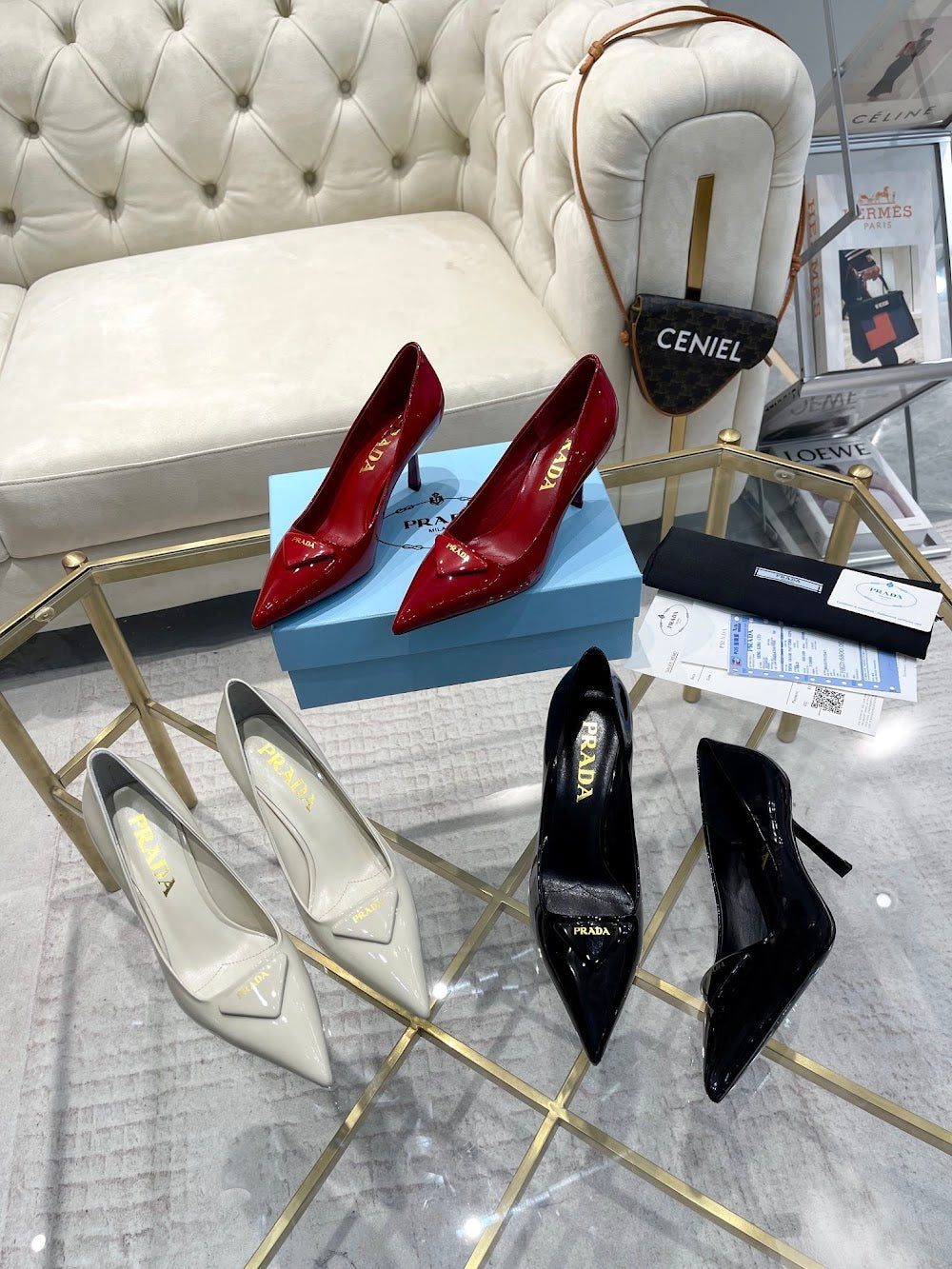 Dragons Bags Prada Luxury Heels --53372