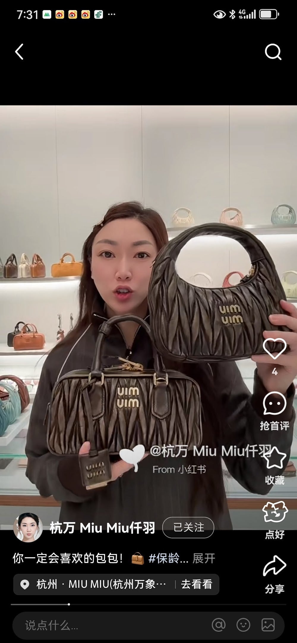 Dragons Bags Miun Miun Luxury Bag --122328