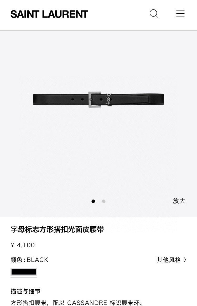 Dragons Bags YSLn Luxury Belt --110516