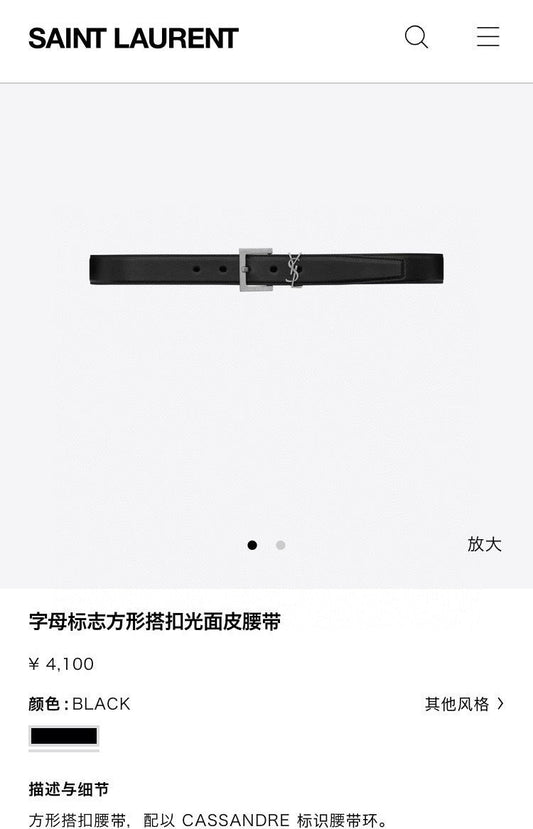 Dragons Bags YSLn Luxury Belt --110516