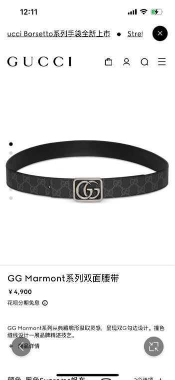 Dragons Bags Guccin Luxury Belt --105689