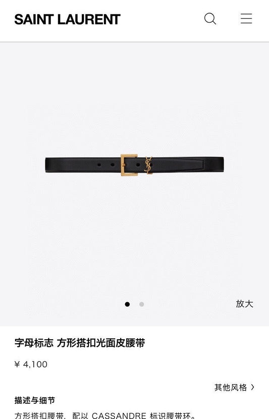 Dragons Bags YSLn Luxury Belt --110517