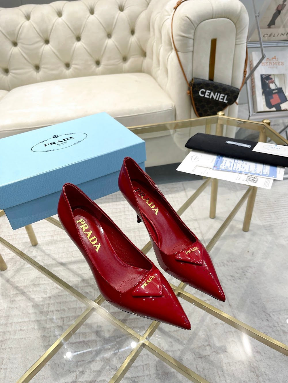 Dragons Bags Prada Luxury Heels --53355