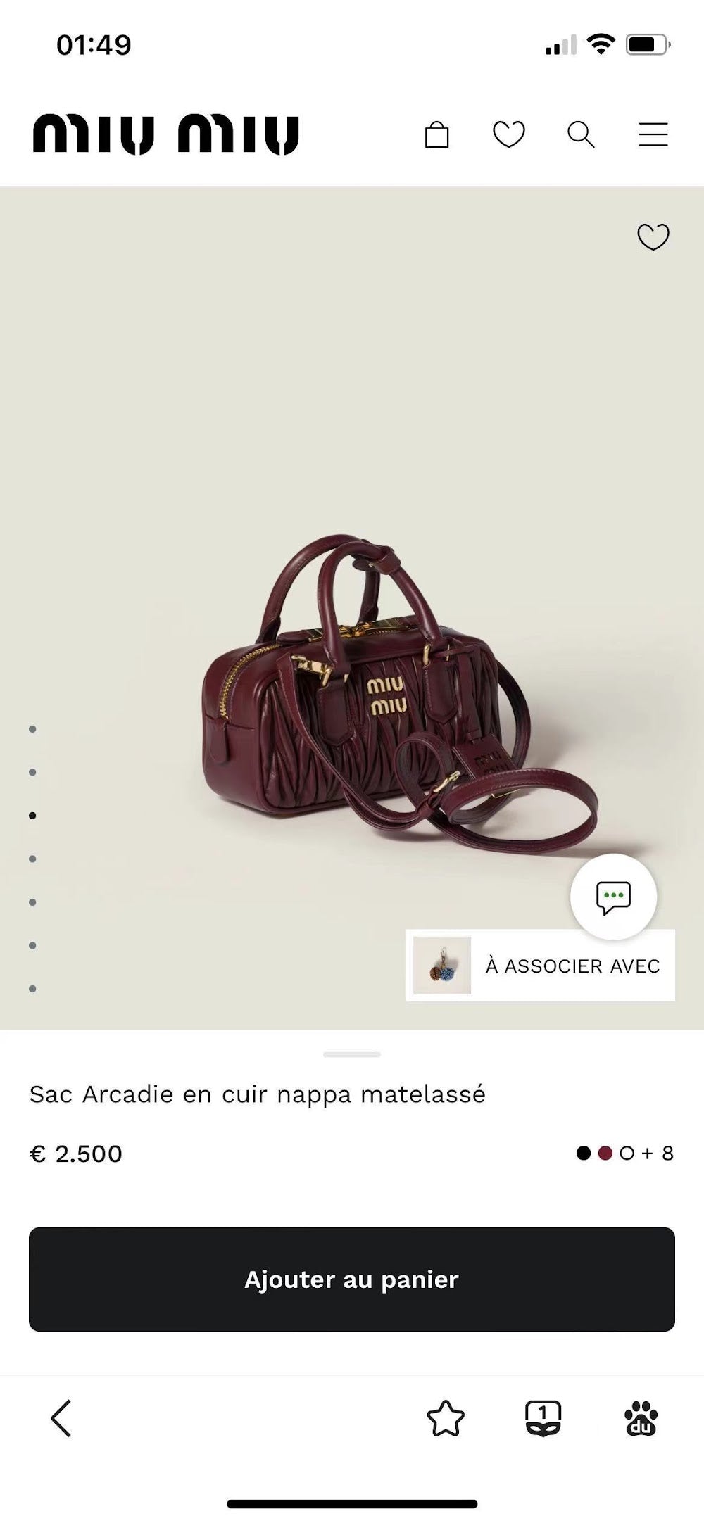 Dragons Bags Miun Miun Luxury Bag --122530