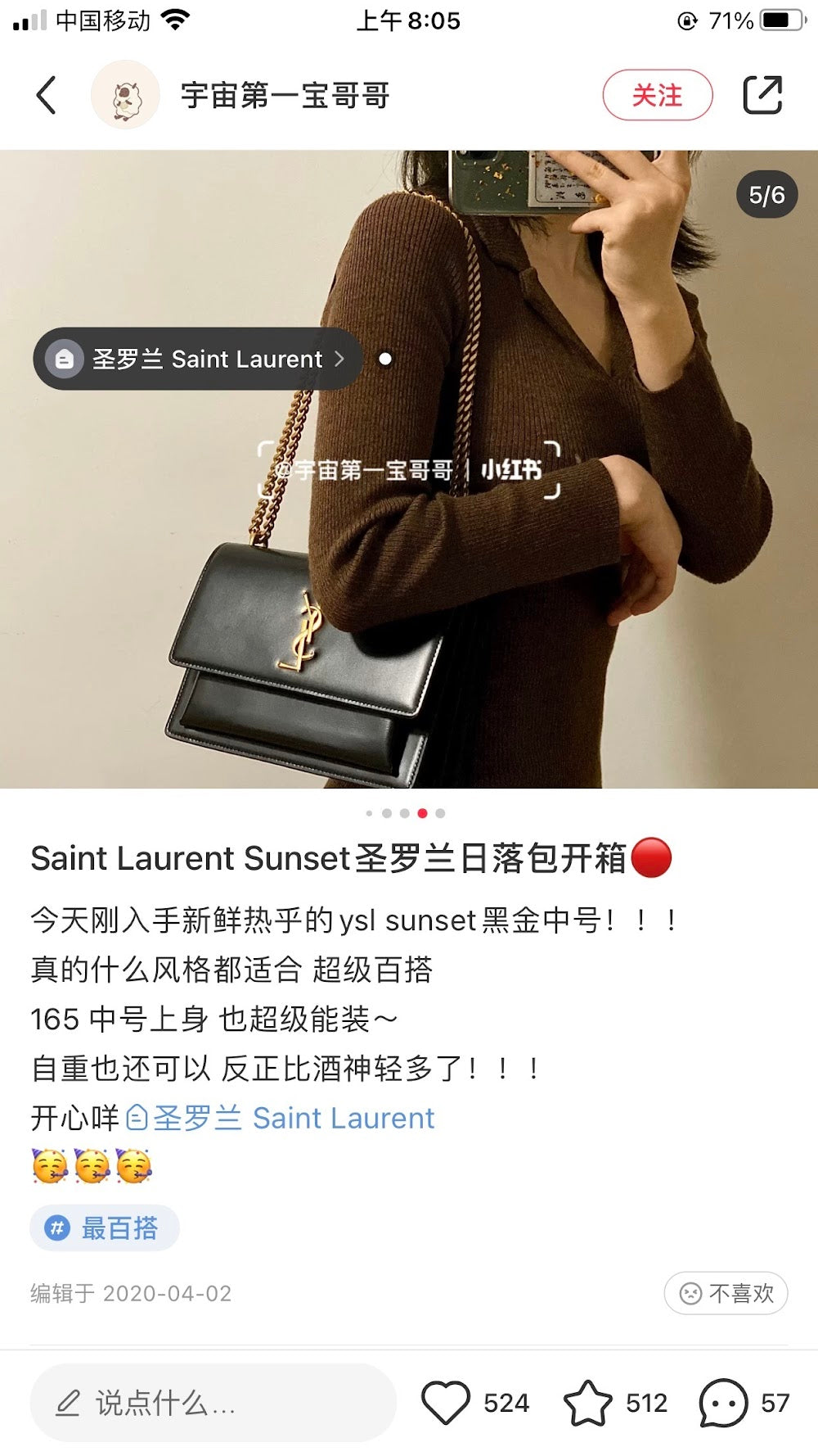 Dragons Bags YSLn Luxury Bag --119964