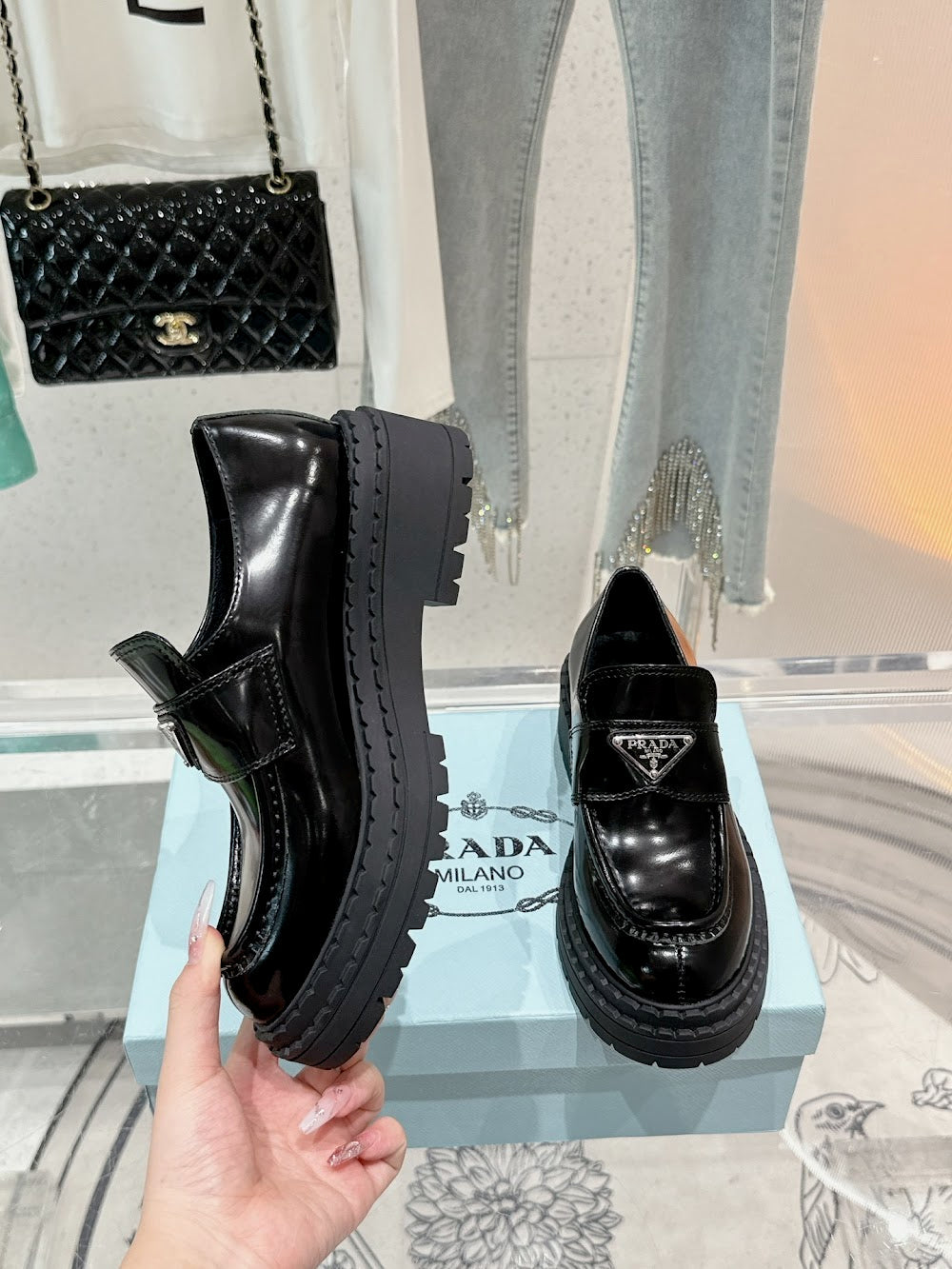 Dragons Bags Prada Luxury Heels --53324