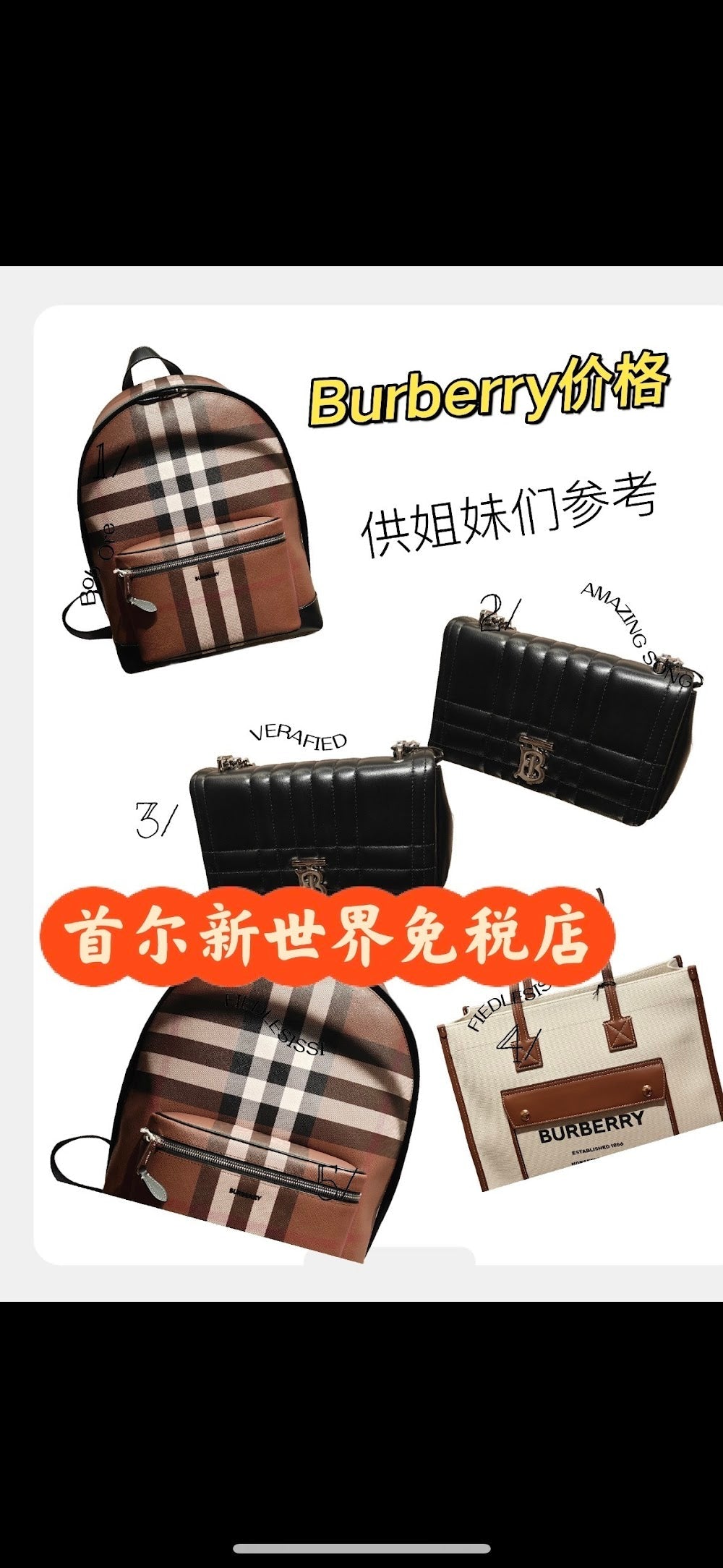 Dragons Bags Burberryn Luxury Bag --93062
