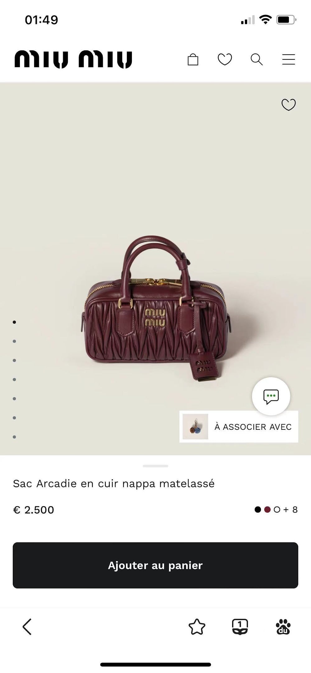 Dragons Bags Miun Miun Luxury Bag --122530