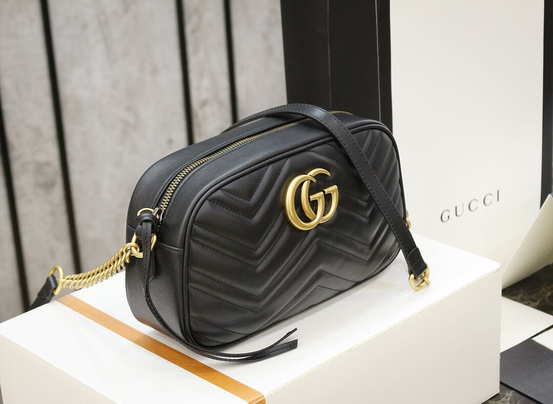 VBS-447632 Marmont black Leather Big size