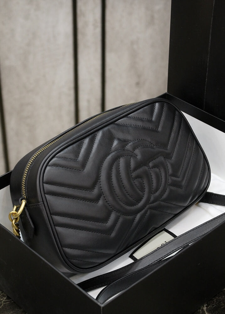 VBS-447632 Marmont black Leather Big size