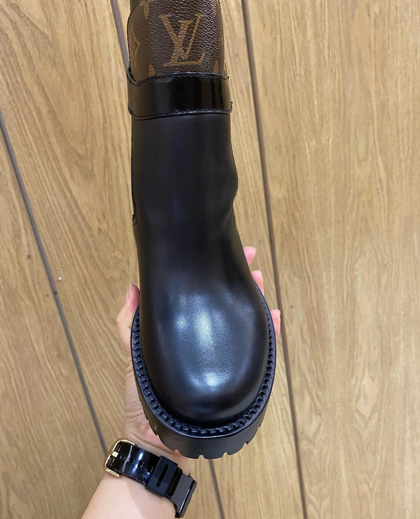 nmb DISCOVERY FLAT ANKLE BOOT BLACK 1A868L
