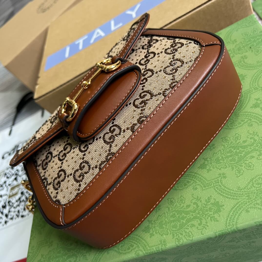 VBS675801 Denim Dionysus Saddle bag 20.5cm brown