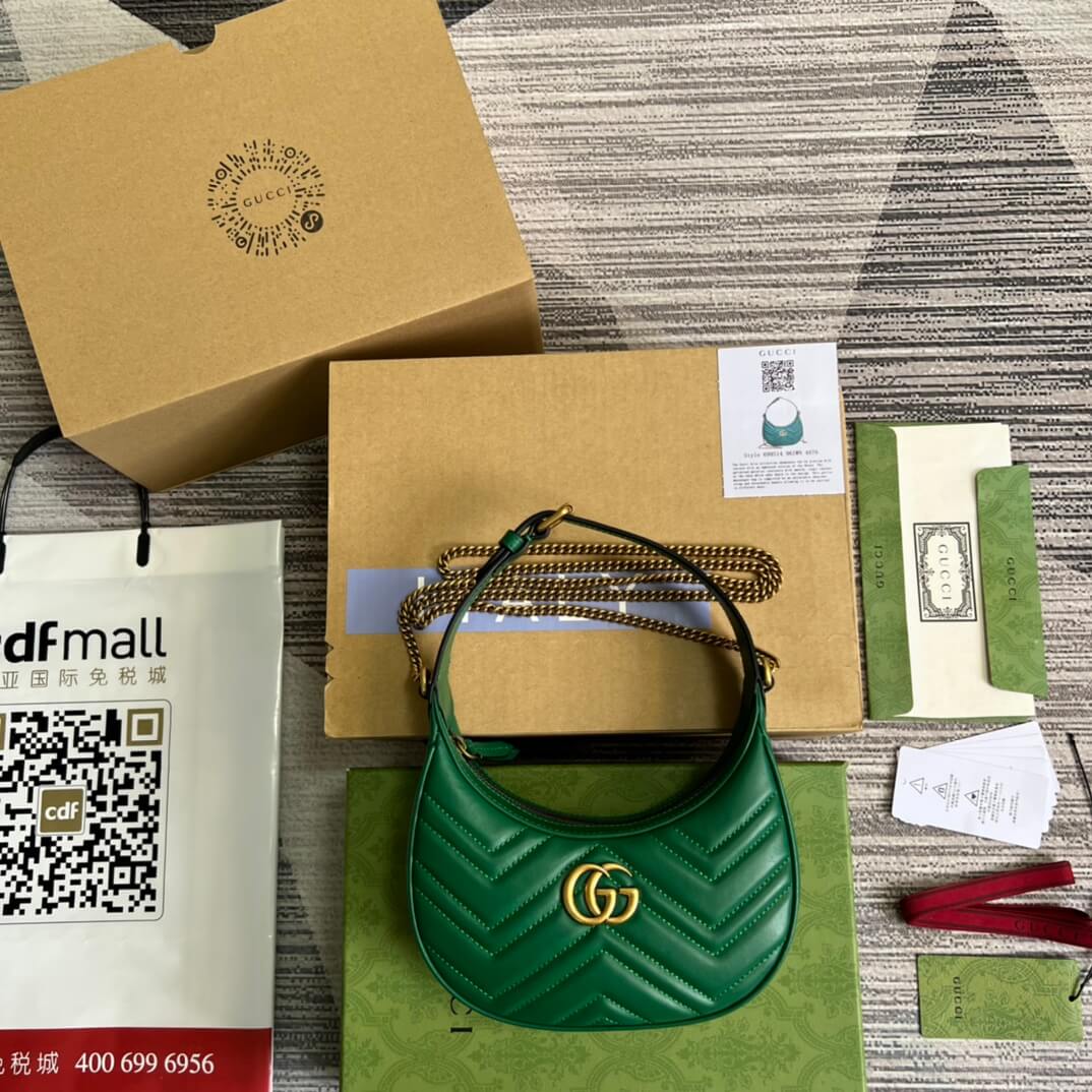 VBS699514 Mini Handbag 21cm green COWHIDE/ REAL LEATHER