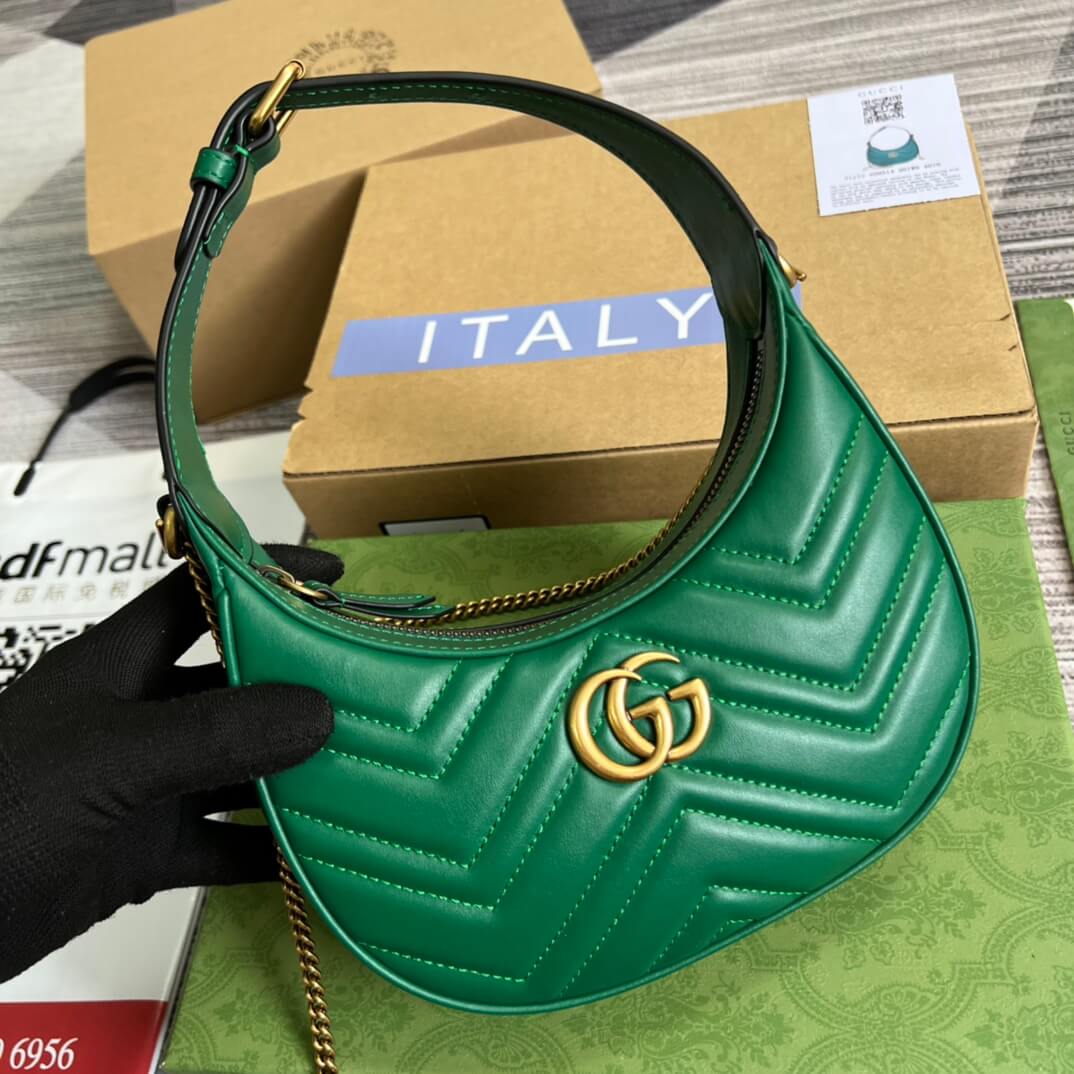 VBS699514 Mini Handbag 21cm green COWHIDE/ REAL LEATHER