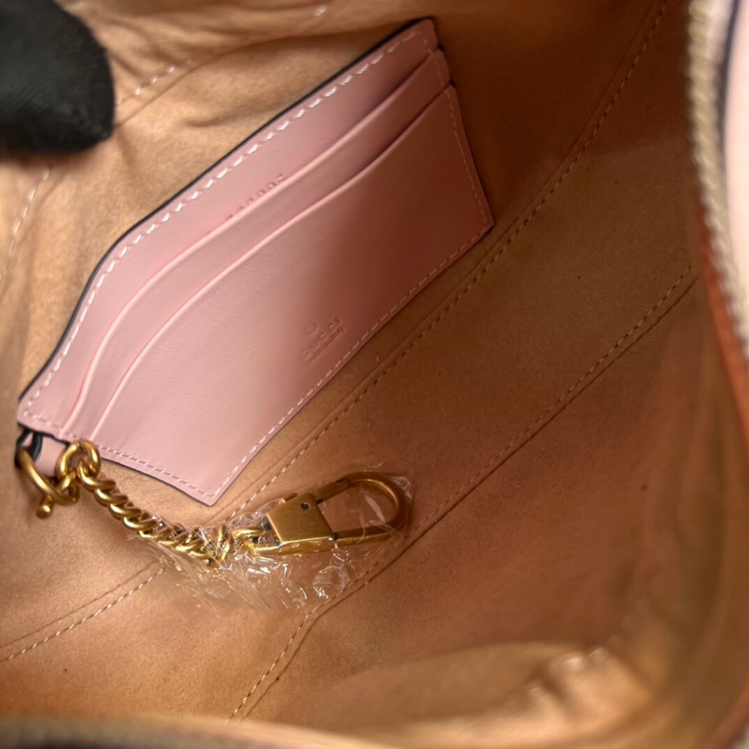 VBS 699514 Mini Handbag 21cm light pink COWHIDE/ REAL LEATHER