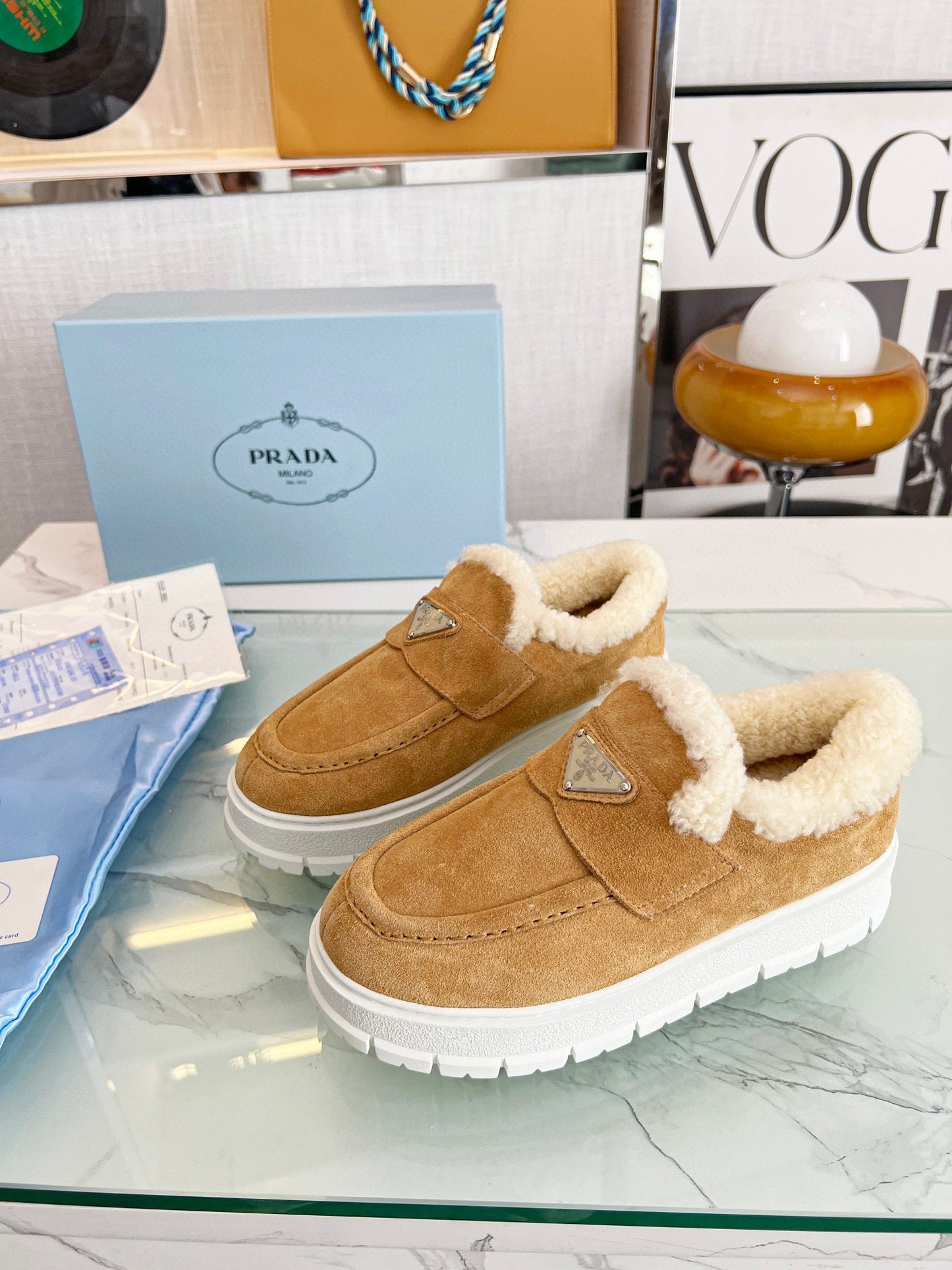 VBS SUEDE LOAFER BOOTIES ECRU 1D245N 3I2M F0379 F ZB45
