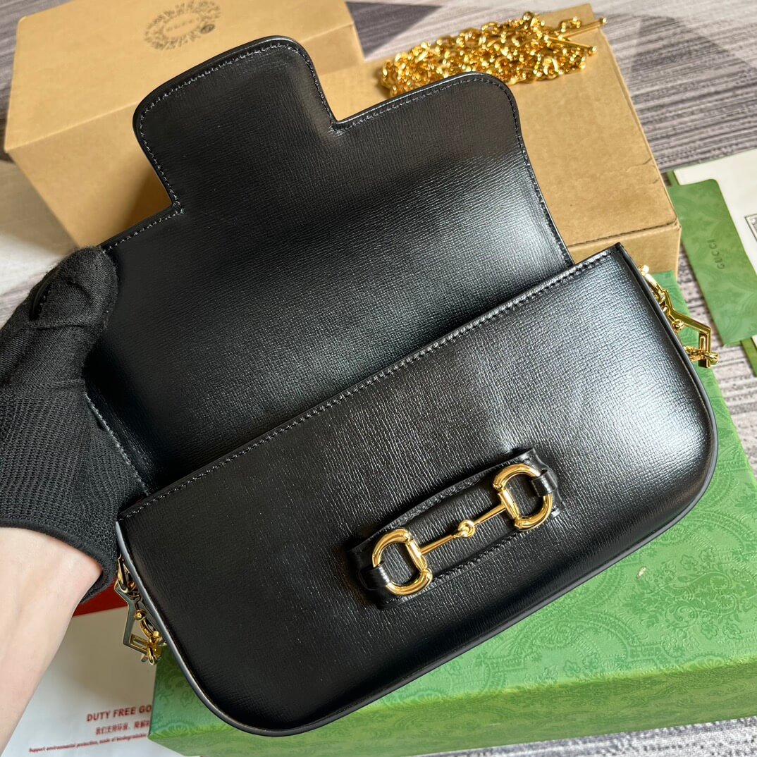 VBS 735178 Horsebit 1955 shoulder bag 24CM black