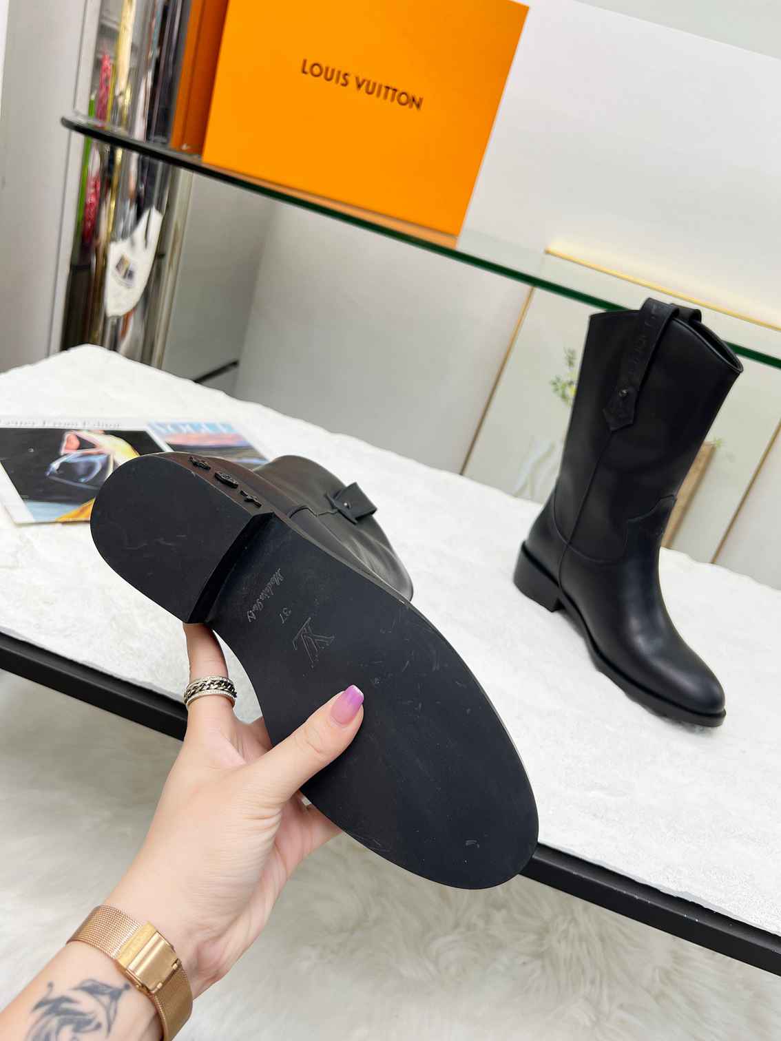 nmb nmb RIDER BOOTS BLACK 1AD7HT