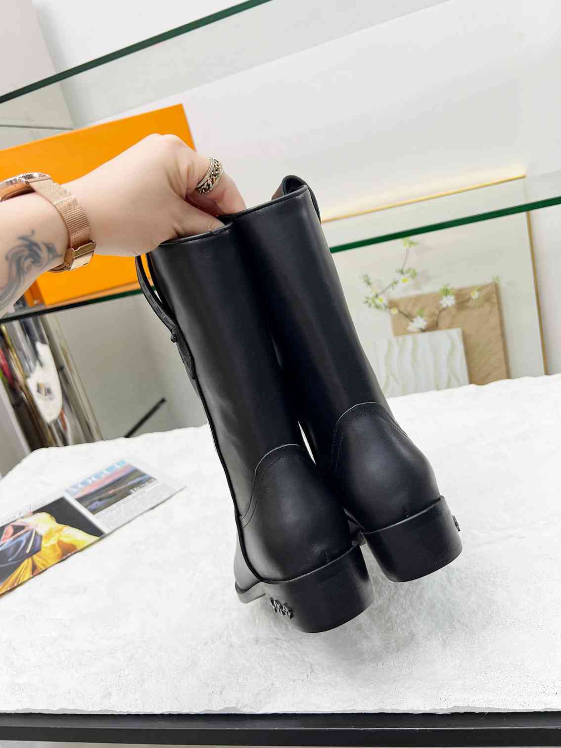 VBS VBS RIDER BOOTS BLACK 1AD7HT
