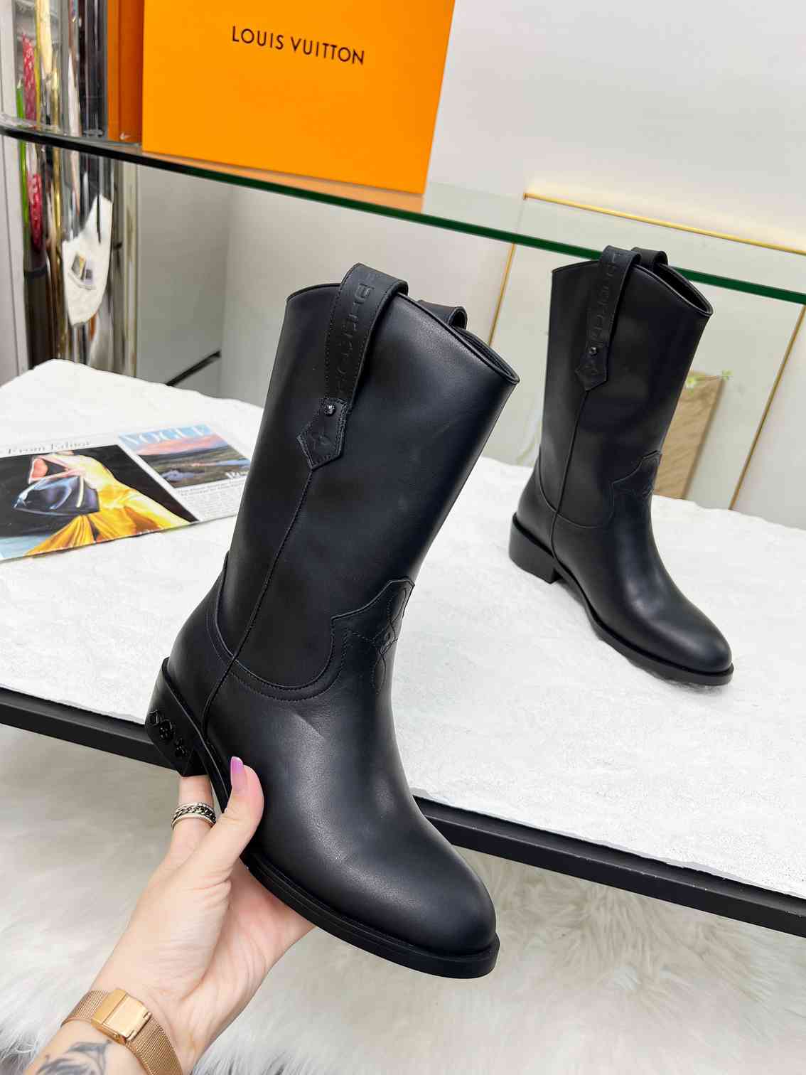 nmb nmb RIDER BOOTS BLACK 1AD7HT