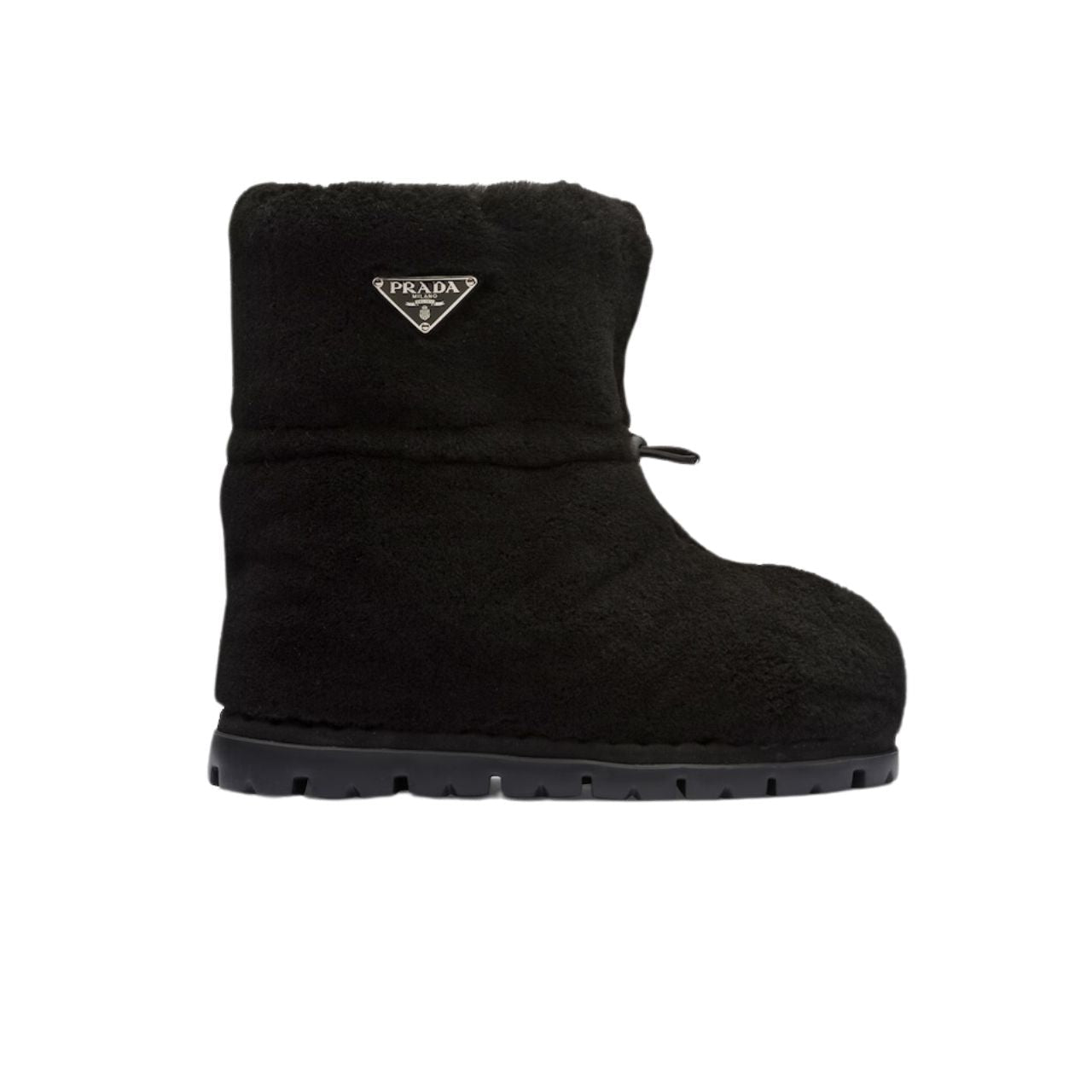 PD SHEARLING BOOTIES BLACK 1U258N 173 F0002 F ZF20
