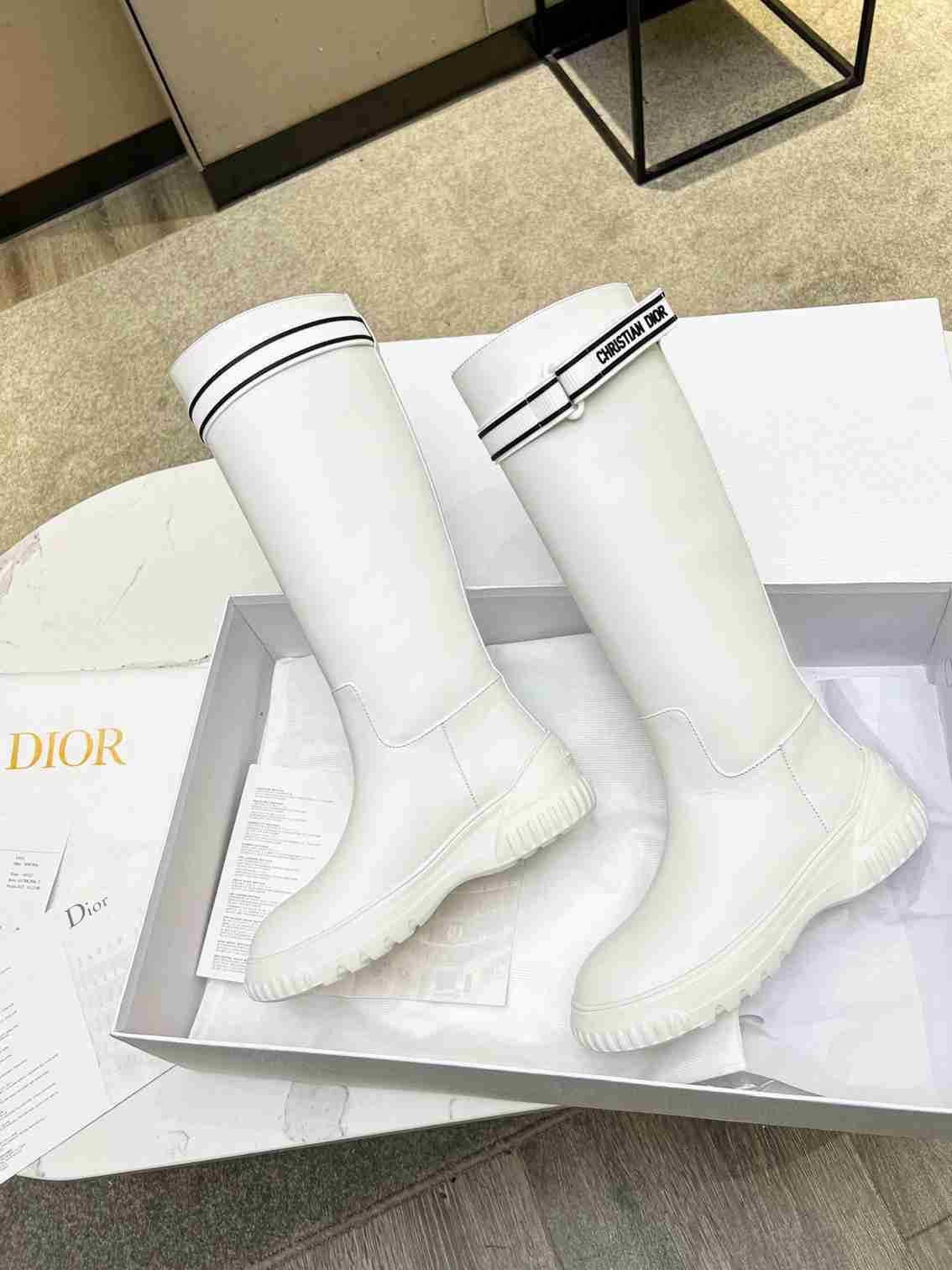 VBS D RACER BOOT CALFSKIN WHITE