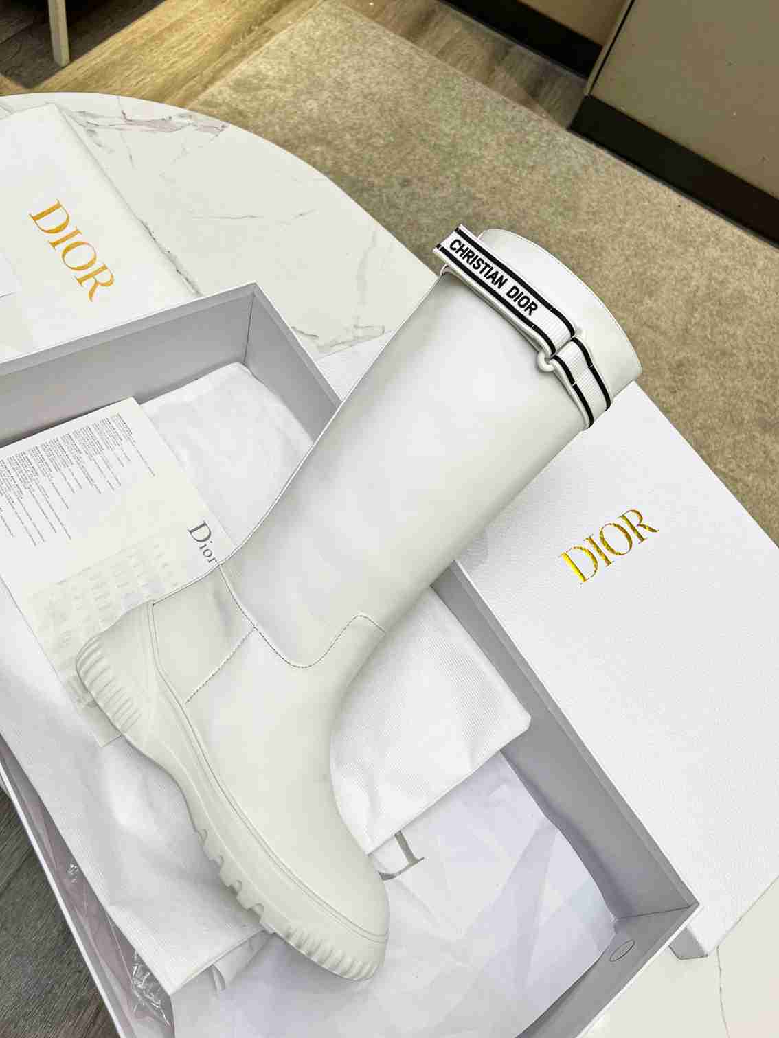 VBS D RACER BOOT CALFSKIN WHITE