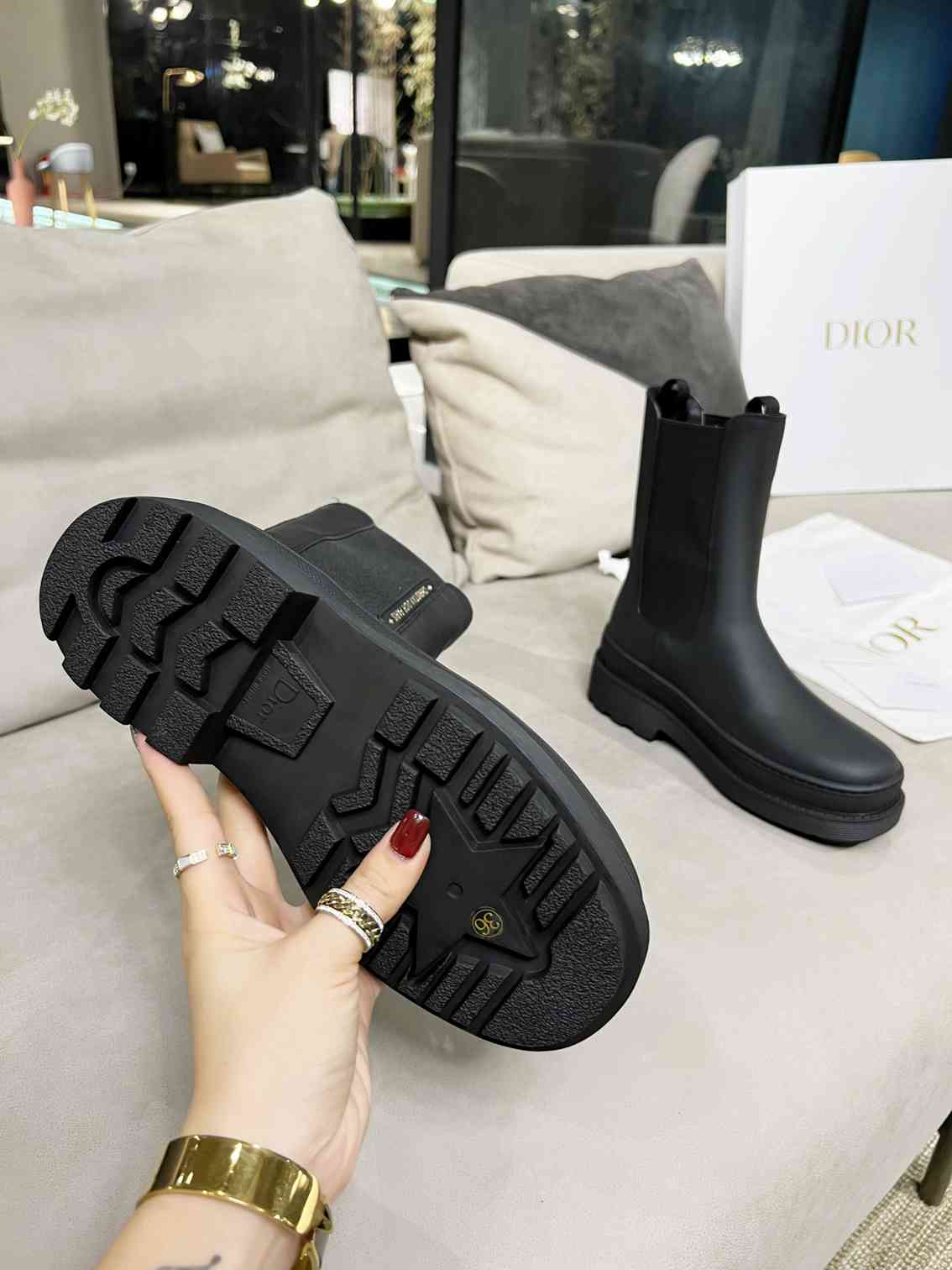 VBS TRIAL ANKLE BOOTS LEATHER BLACK