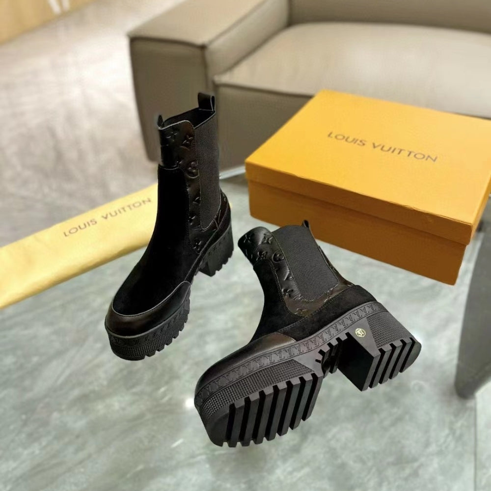 nmb LAUREATE PLATFORM CHELSEA BOOT BLACK 1AC7W6