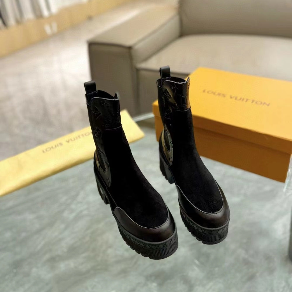 VBS LAUREATE PLATFORM CHELSEA BOOT BLACK 1AC7W6