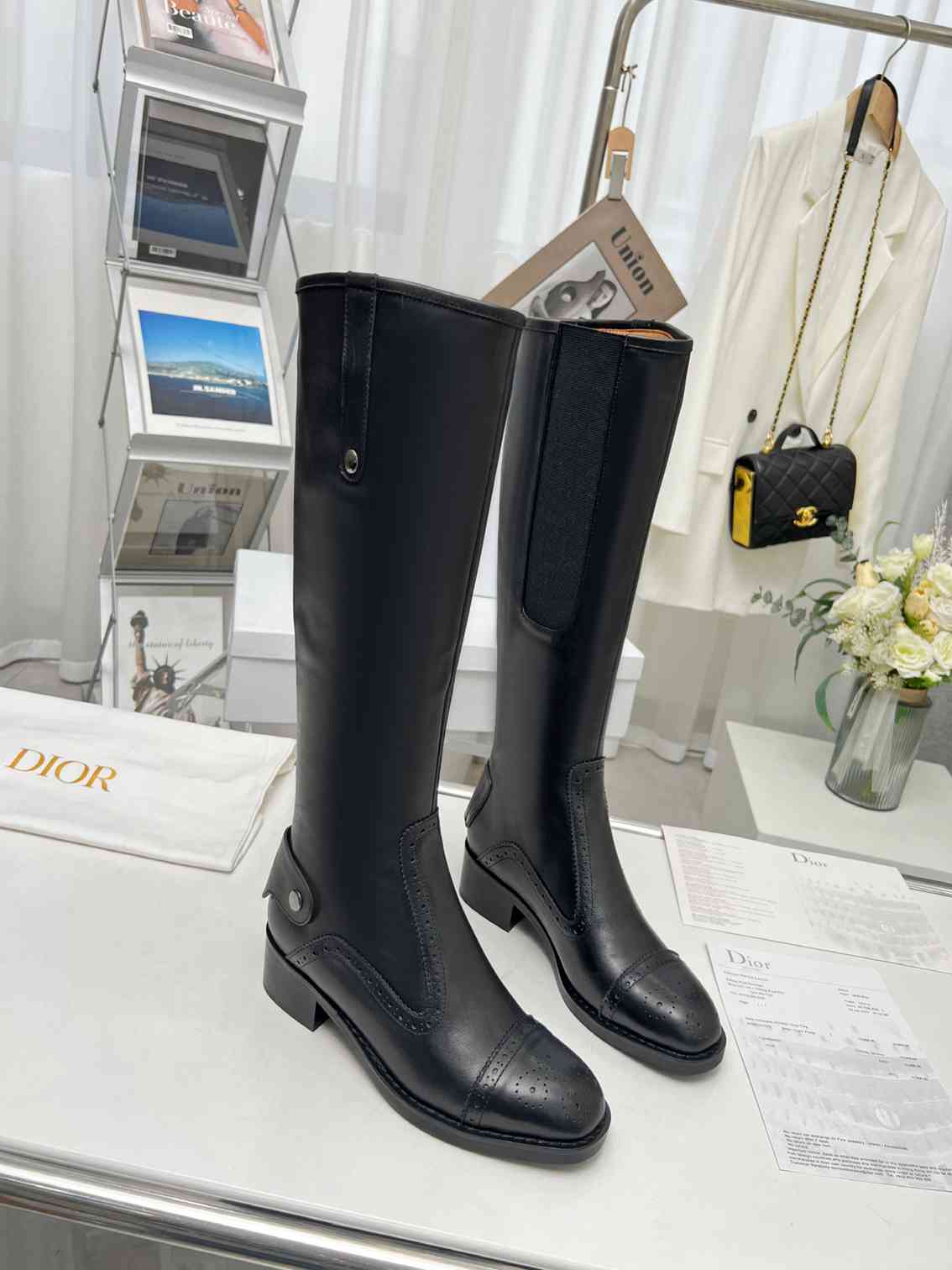 VBS D FOLK BOOT CALFSKIN BLACK