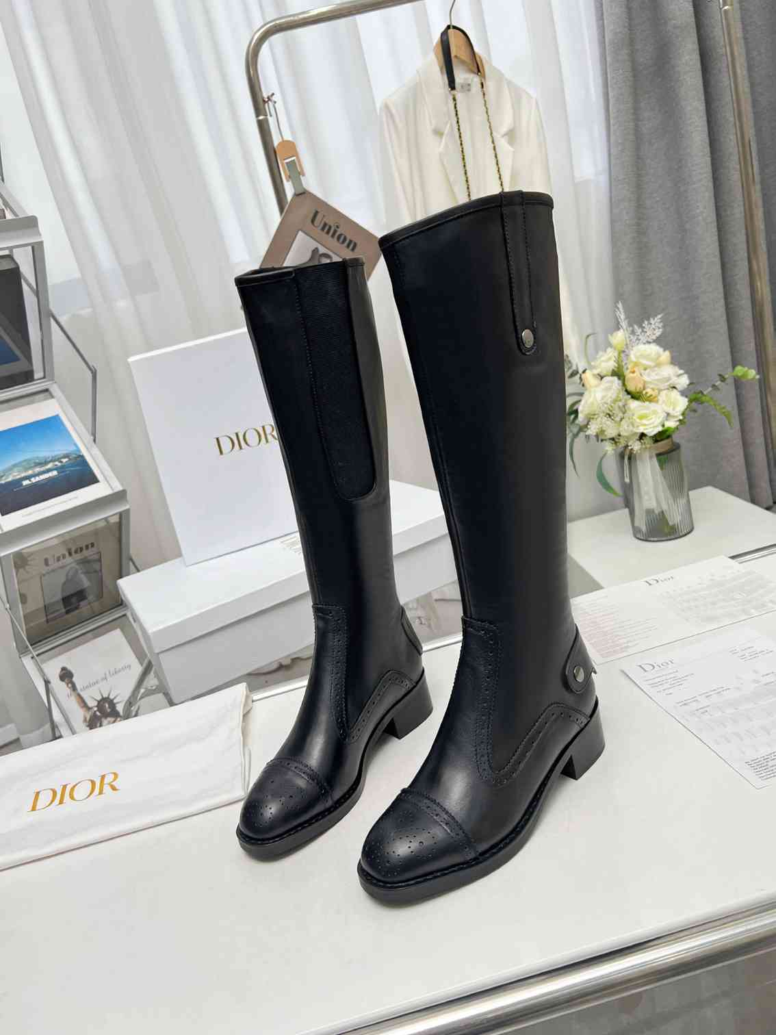 VBS D FOLK BOOT CALFSKIN BLACK