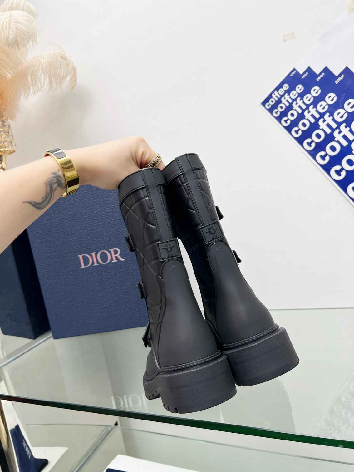 VBS DIO(R)EVOVBSTION ANKLE BOOTS RUBBER MACCROCANNAGE BLACK
