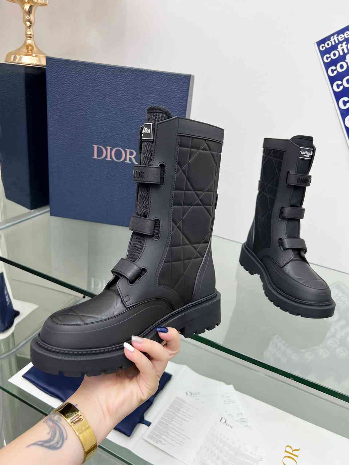VBS DIO(R)EVOVBSTION ANKLE BOOTS RUBBER MACCROCANNAGE BLACK