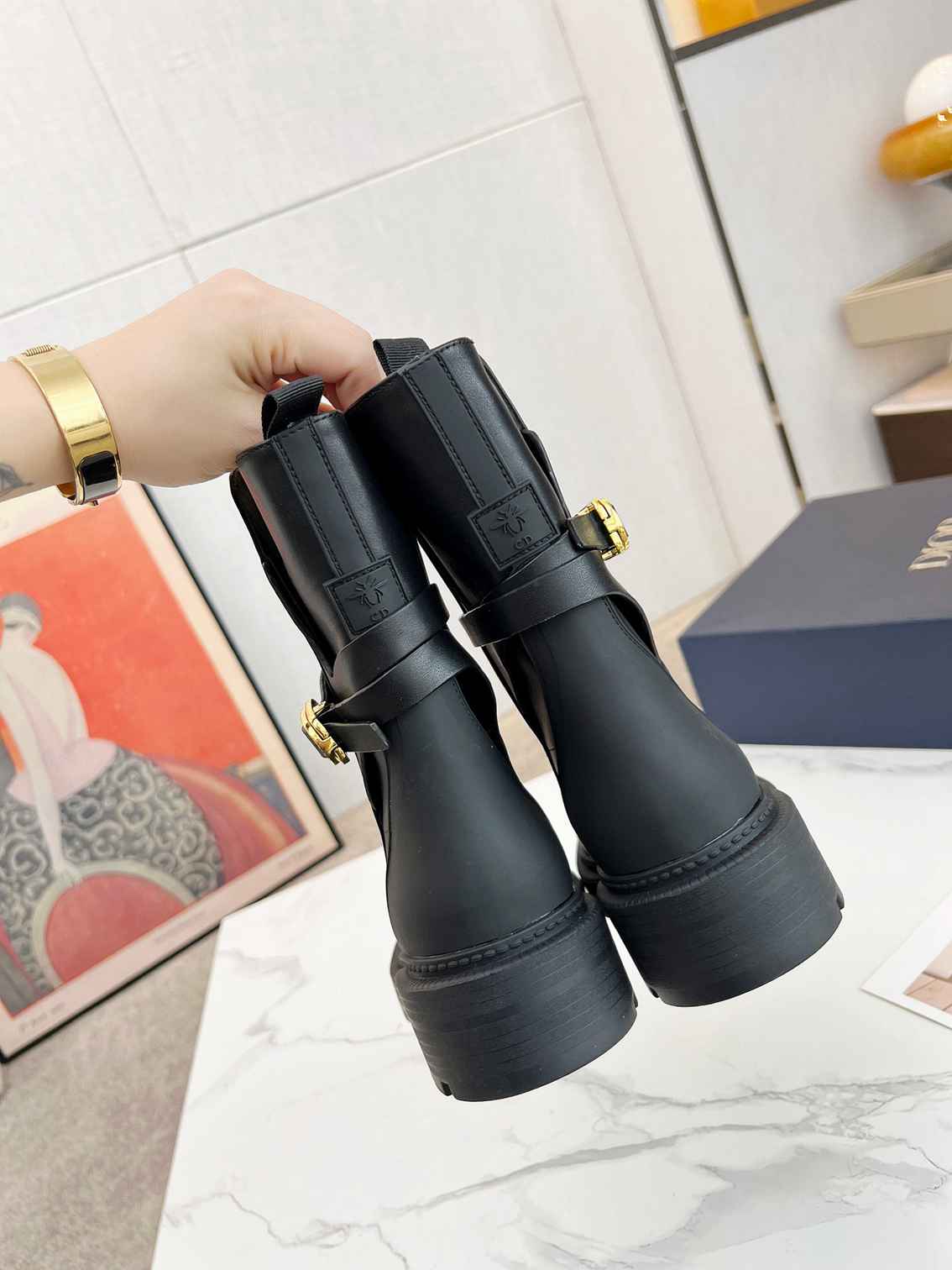 DD 30 MONTAIGNE ANKLE BOOT BLACK