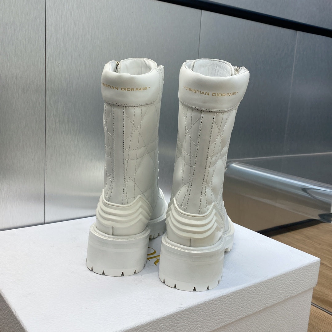 DD D LEADER ANKLE BOOT WHITE KDI733CQC S03W