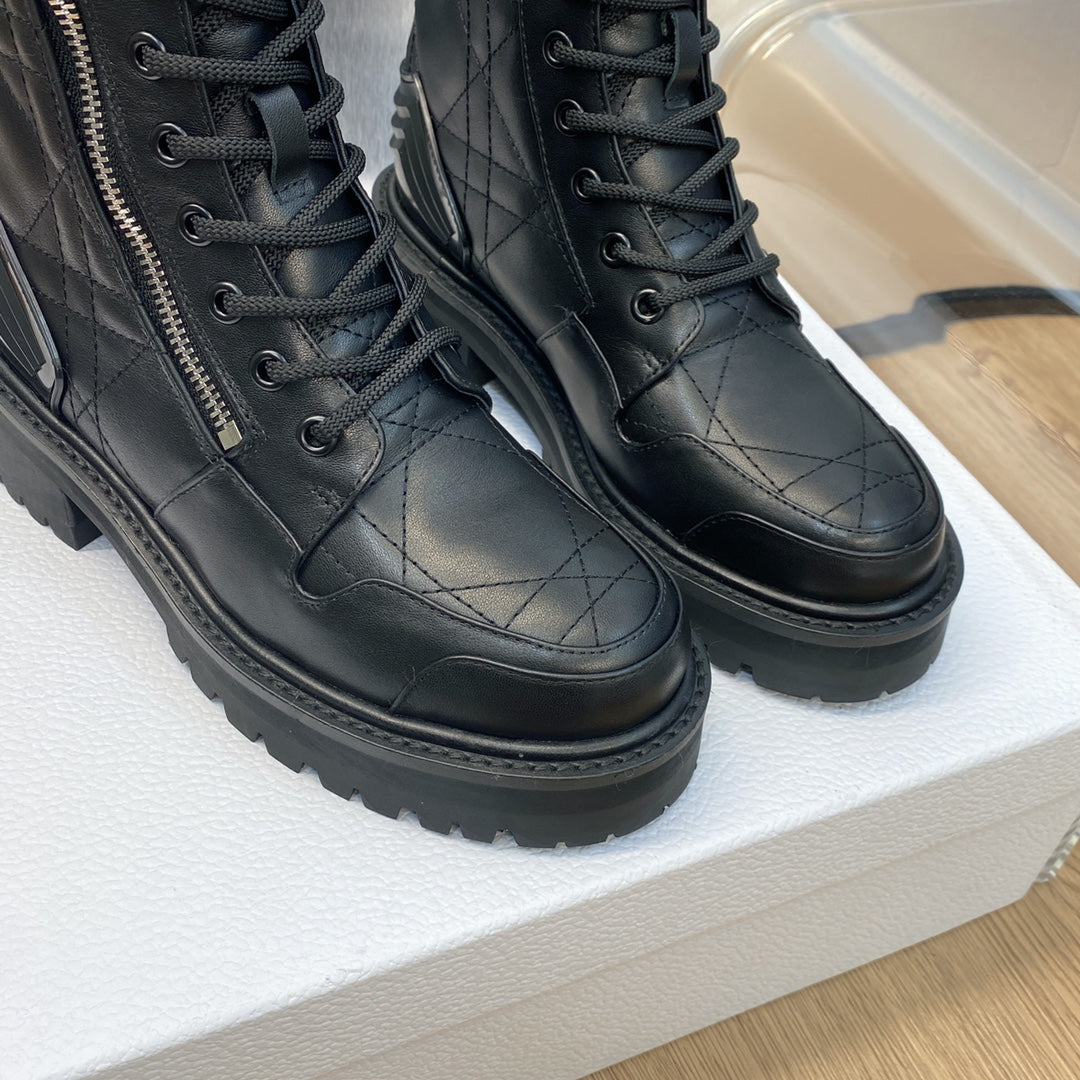 DD D LEADER ANKLE BOOT BLACK KDI733CQC S900
