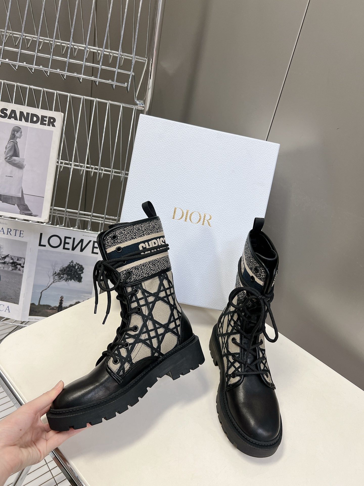 VBS D MAJOR BOOTS BLACK AND BEIGE