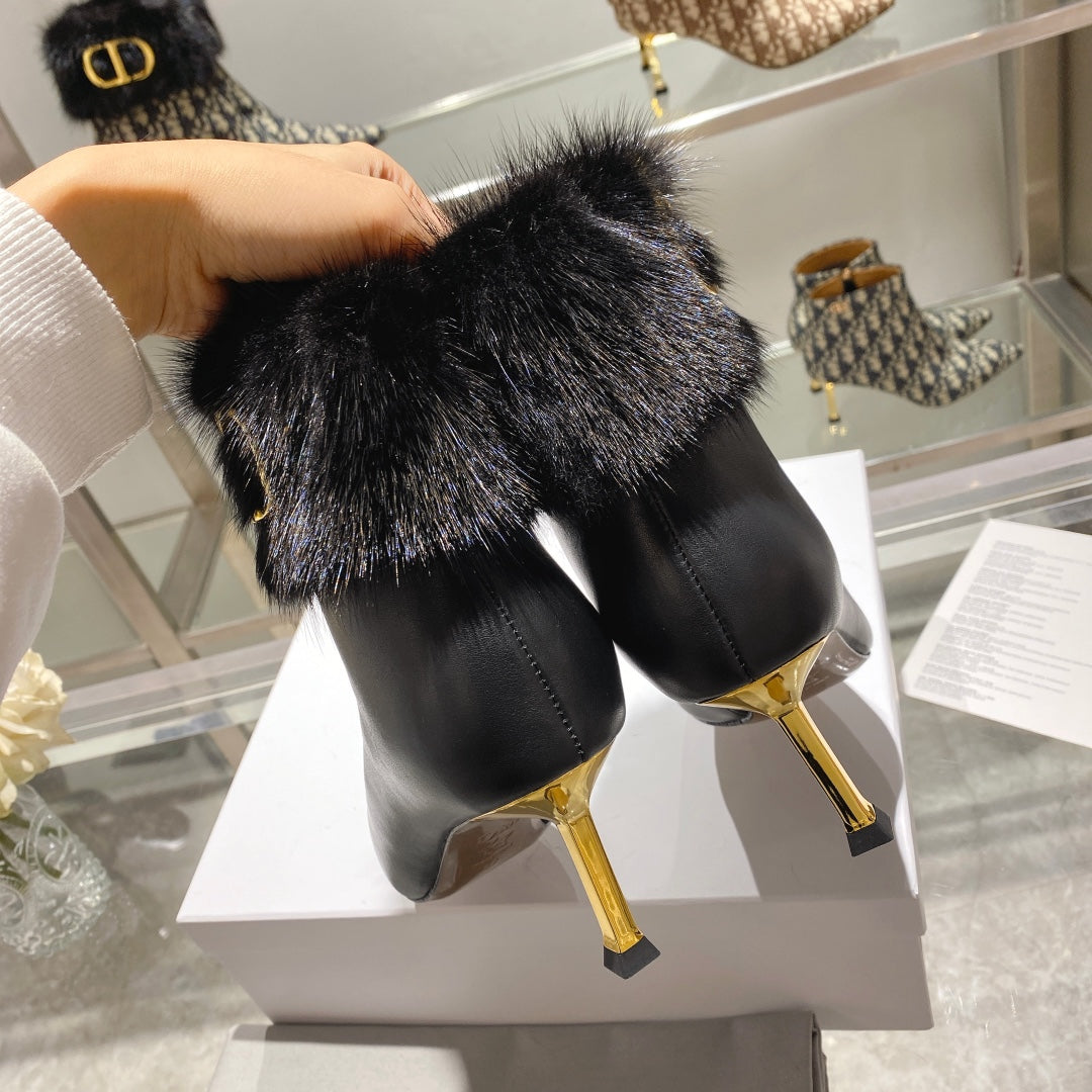 DD CD ANKLE BOOTS BLACK