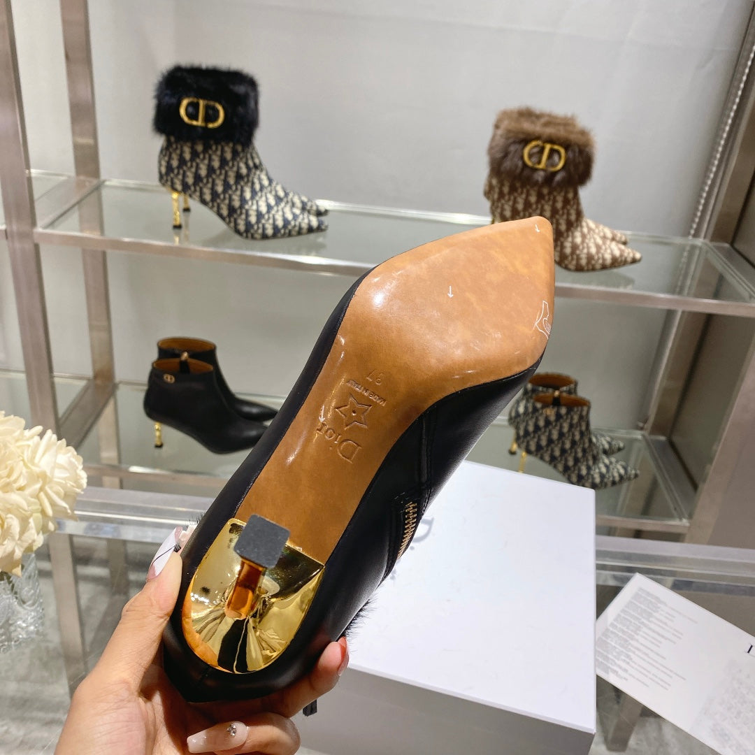 DD CD ANKLE BOOTS BLACK
