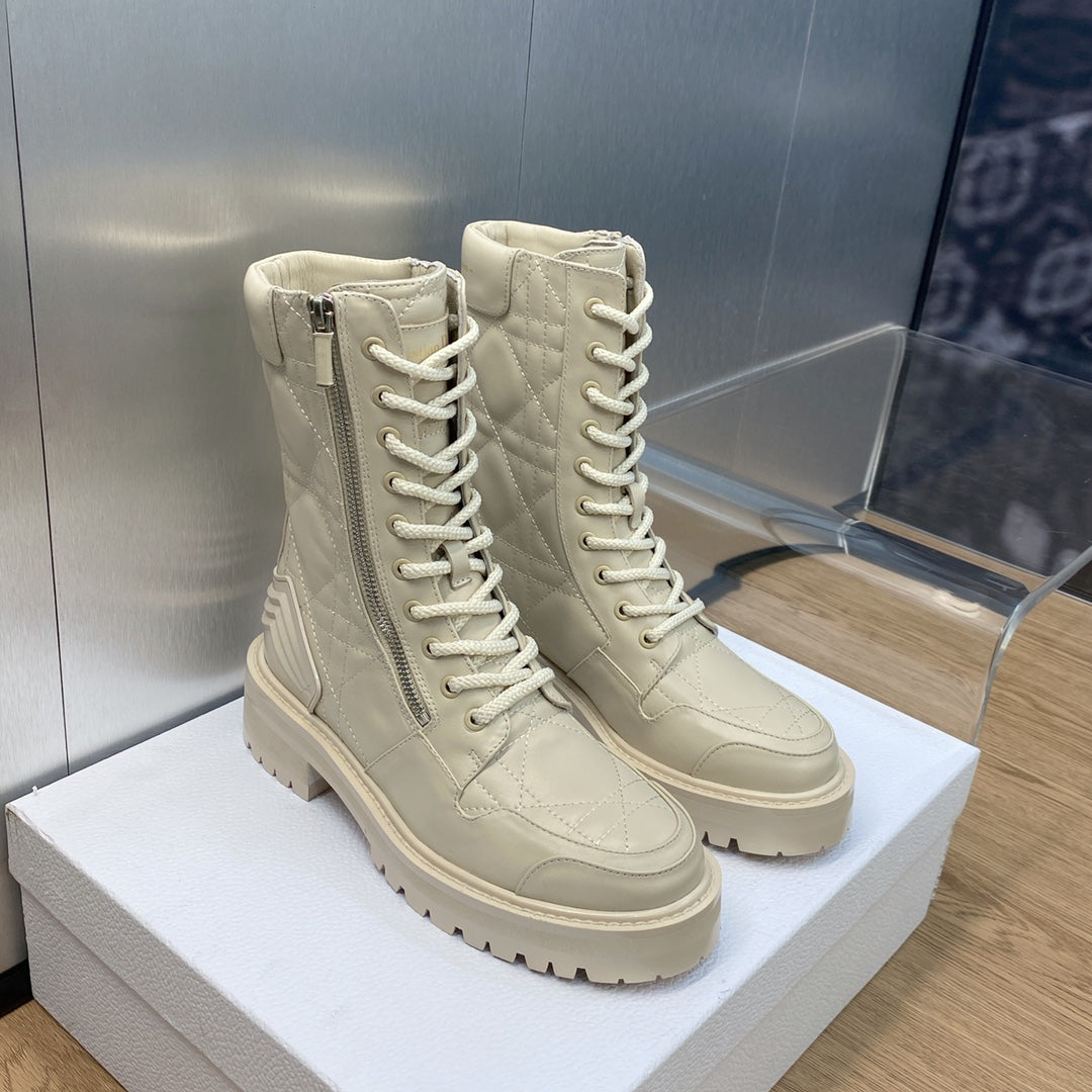 DD D LEADER ANKLE BOOT BEIGE
