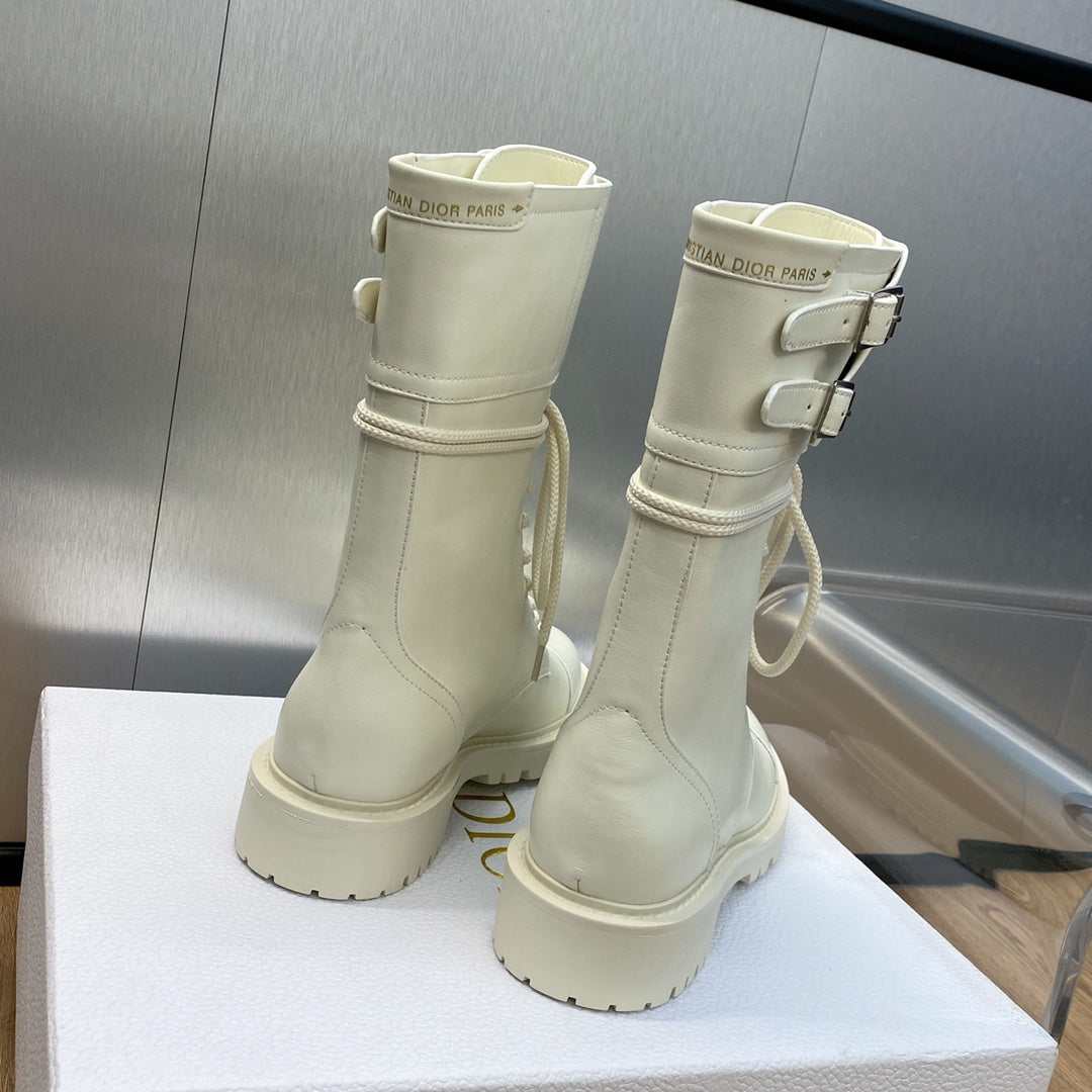 VBS D TRAP ANKLE BOOT WHITE