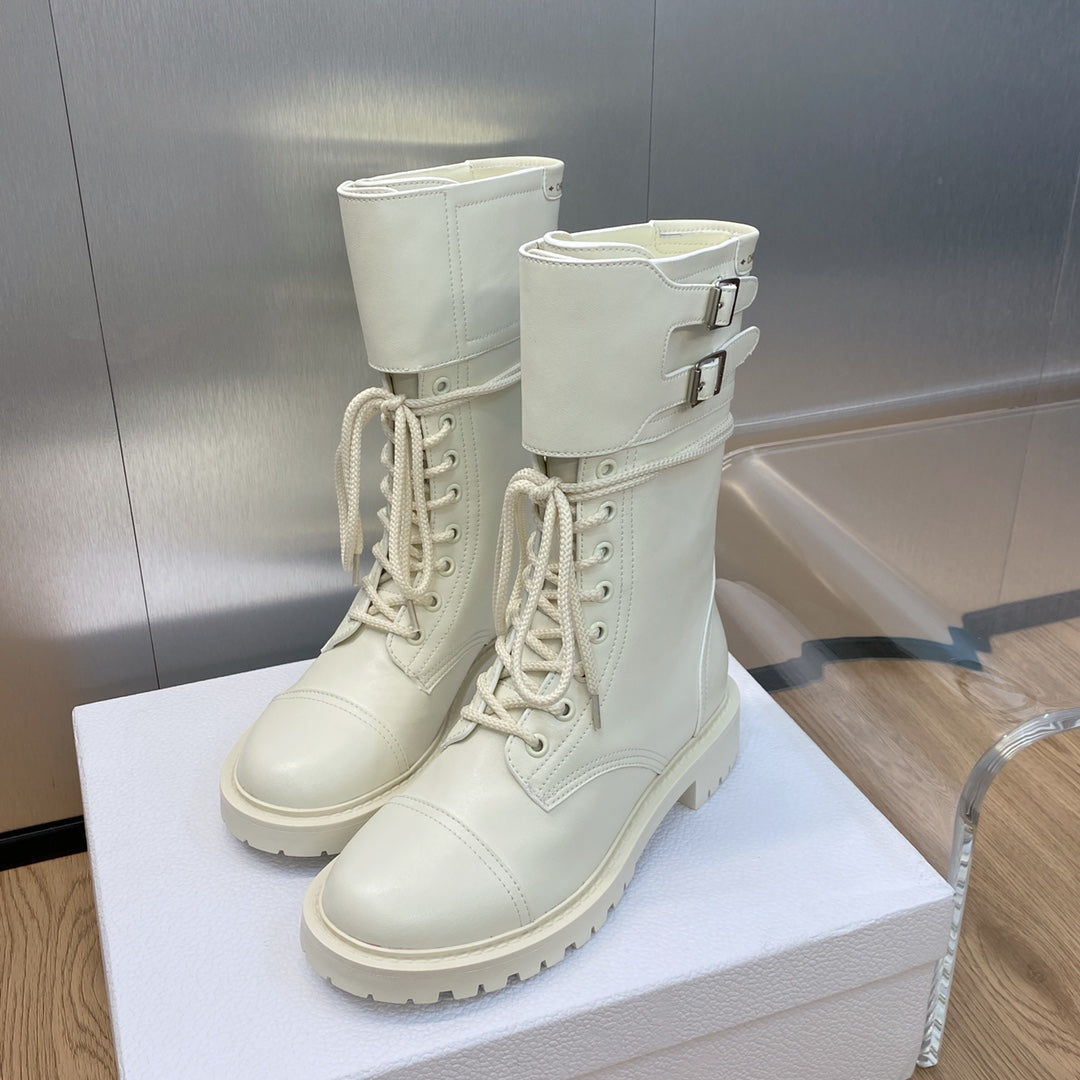 VBS D TRAP ANKLE BOOT WHITE