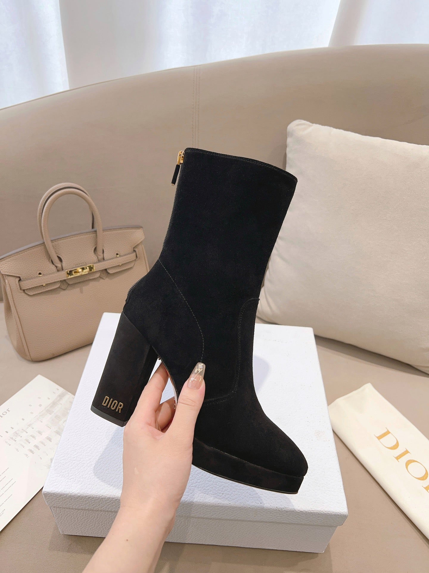 VBS D RISE ANKLE BOOTS BLACK